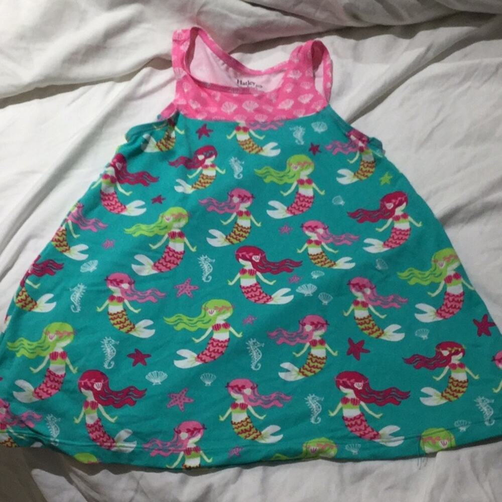 Hatley 2t coverup mermaid print dress worn once